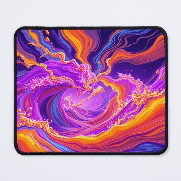 Item preview, Vibrant Abstract Dreamscape – Flood of colors meets dynamic forms in surreal harmony designed and sold by FotoworldEdel.