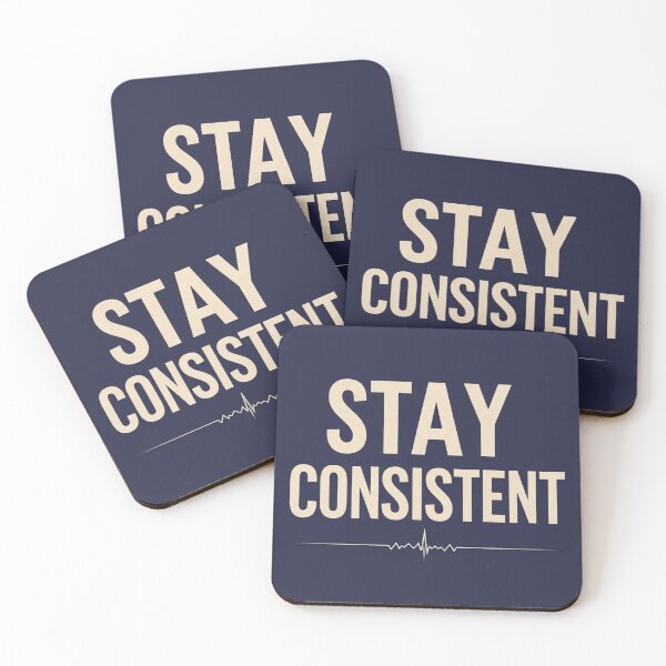 Item preview, Stay consistent design designed and sold by Motivated Sensei.