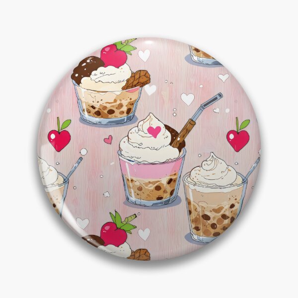 Item preview, Ice cream Coffee Seamless Pattern designed and sold by DemureArtsy.