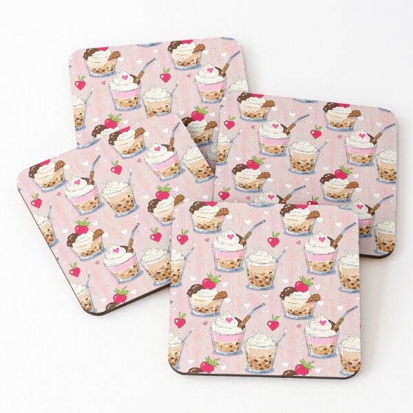 Item preview, Ice cream Coffee Seamless Pattern designed and sold by DemureArtsy.