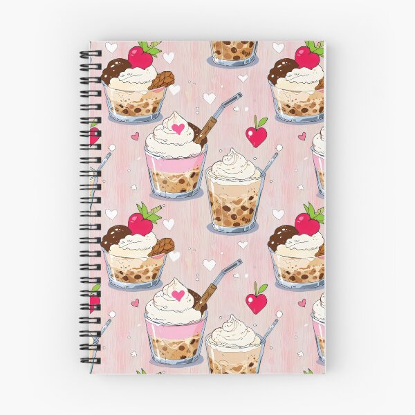 Item preview, Ice cream Coffee Seamless Pattern designed and sold by DemureArtsy.