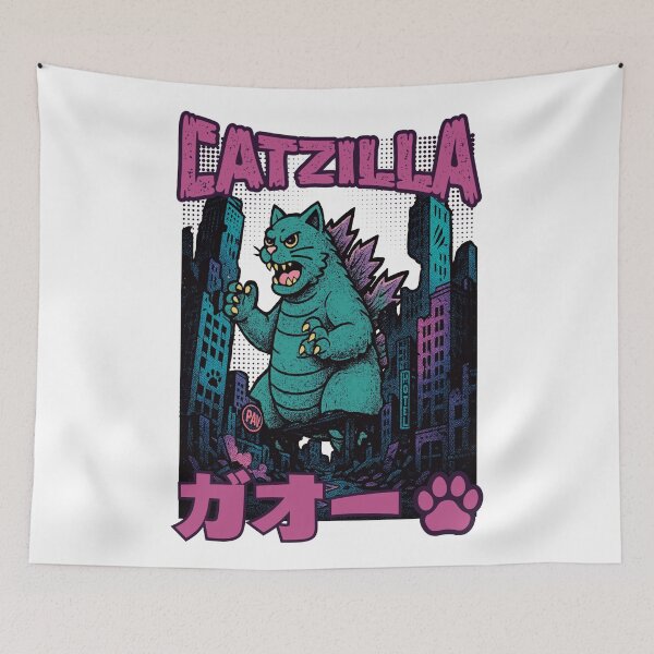 Item preview, CATZILLA ROAR designed and sold by KomixsDesign.