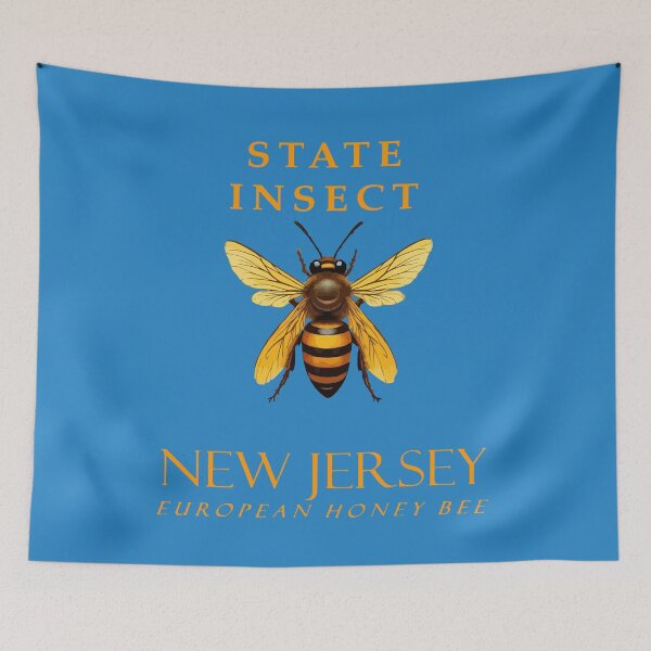 Item preview, New Jersey Territory Insect European Honey Bee designed and sold by taiche.