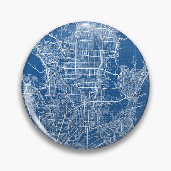 Item preview, Kyoto City Map of Japan - Blueprint designed and sold by deMAP.