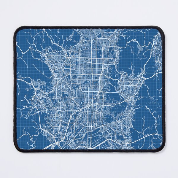 Item preview, Kyoto City Map of Japan - Blueprint designed and sold by deMAP.