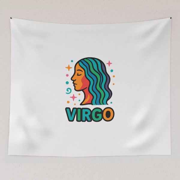 Item preview, Virgo Zodiac Sign T-Shirt – Elegant & Earthy Horoscope Design designed and sold by sifo2024.