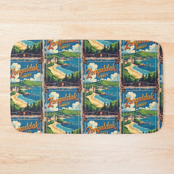 Item preview, Zonguldak Turkey Vintage Travel Tourism designed and sold by TravelersGems.