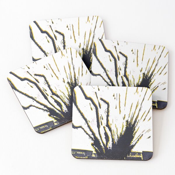 Item preview, High Contrast Black and Yellow Burst designed and sold by MYK-Printing.