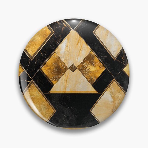 Item preview, Golden Geometry Symmetry Modern Elegance designed and sold by MidArtForge.