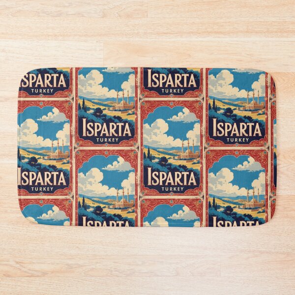 Item preview, Isparta Turkey Vintage Travel Tourism designed and sold by TravelersGems.
