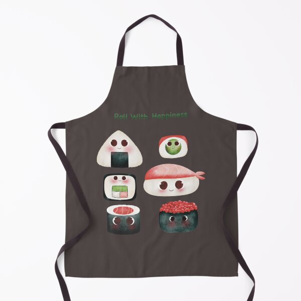 Item preview, Kawaii Sushi Squad – Cute Japanese Food Illustration designed and sold by GoldenAcornArt.