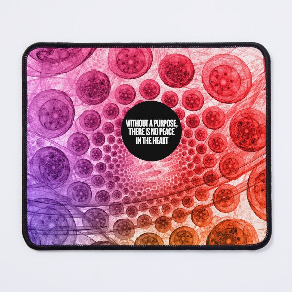 Item preview, Microscopic Art with Inspiring Motto – “Without a Purpose, There Is No Peace in the Heart” – Unique AI Design designed and sold by knalpot-design.