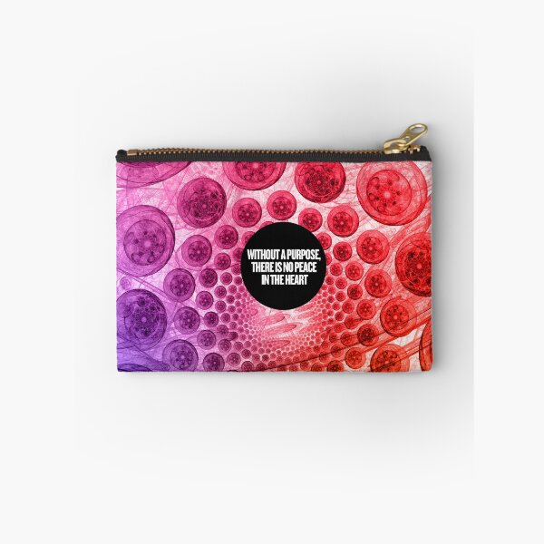 Item preview, Microscopic Art with Inspiring Motto – “Without a Purpose, There Is No Peace in the Heart” – Unique AI Design designed and sold by knalpot-design.