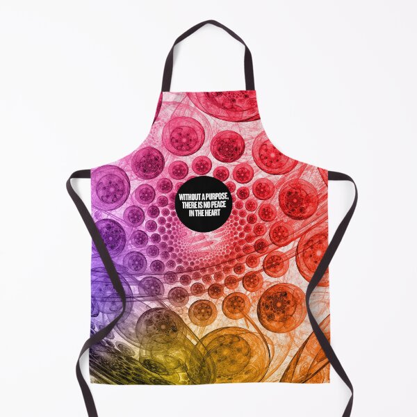 Item preview, Microscopic Art with Inspiring Motto – “Without a Purpose, There Is No Peace in the Heart” – Unique AI Design designed and sold by knalpot-design.