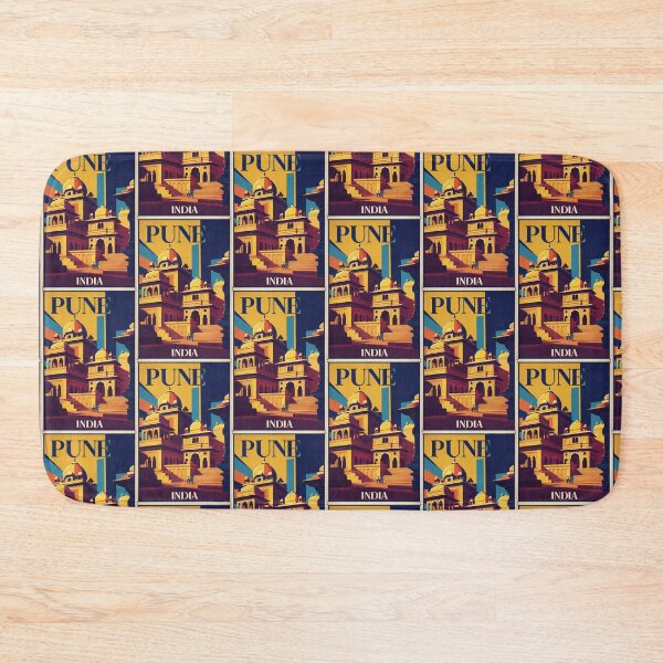 Item preview, Pune India Vintage Travel Tourism  designed and sold by TravelersGems.