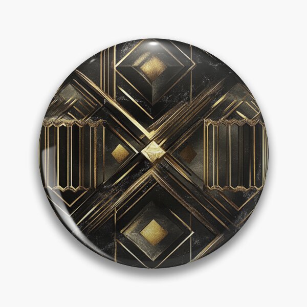 Item preview, Golden Geometry Symmetry Modern Elegance designed and sold by MidArtForge.