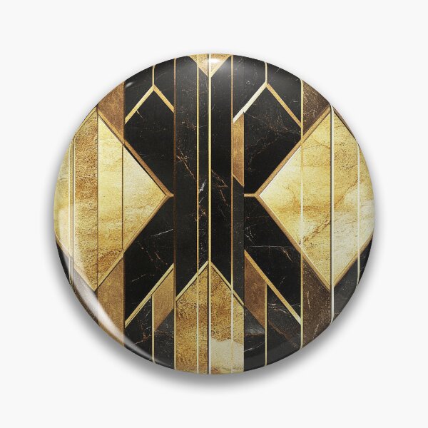 Item preview, Golden Geometry Symmetry Modern Elegance designed and sold by MidArtForge.