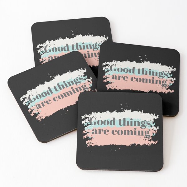 Item preview,  Good Things Are Coming – Positive Vibes Motivational Quote designed and sold by dijjaboutique.