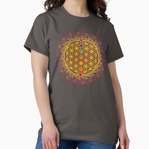 Item preview, FLOWER OF LIFE, CHAKRAS, SPIRITUALITY, YOGA, ZEN,  designed and sold by nitty-gritty.