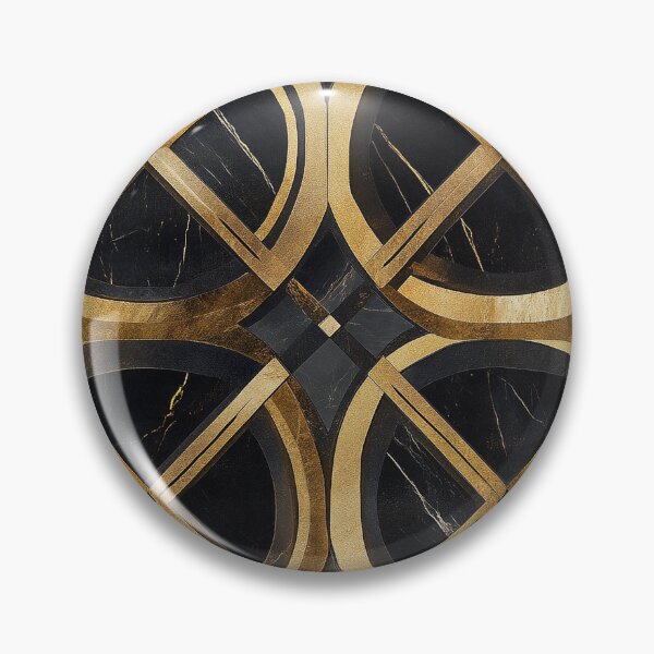 Item preview, Golden Geometry Symmetry Modern Elegance designed and sold by MidArtForge.