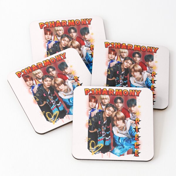 Item preview, P1Harmony Red Gravity Scrapbook Design Korean Group KPop Scrapbook Collage  designed and sold by HELL0WBELLO.