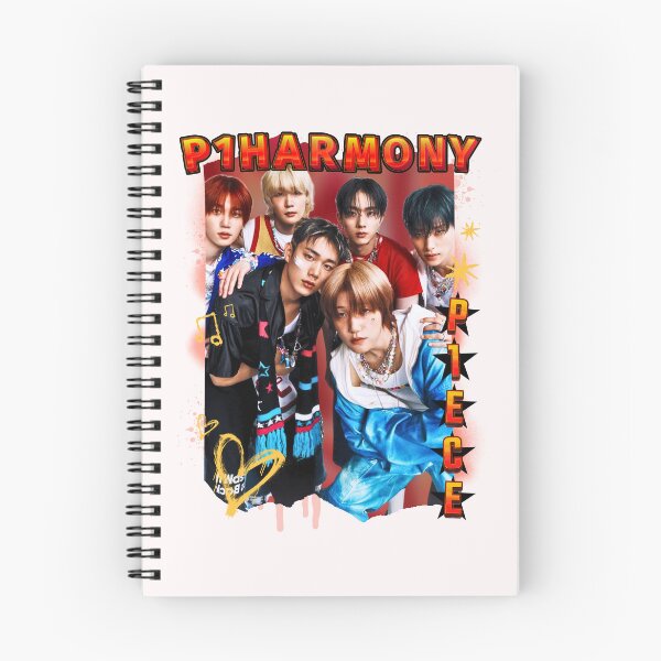Item preview, P1Harmony Red Gravity Scrapbook Design Korean Group KPop Scrapbook Collage  designed and sold by HELL0WBELLO.