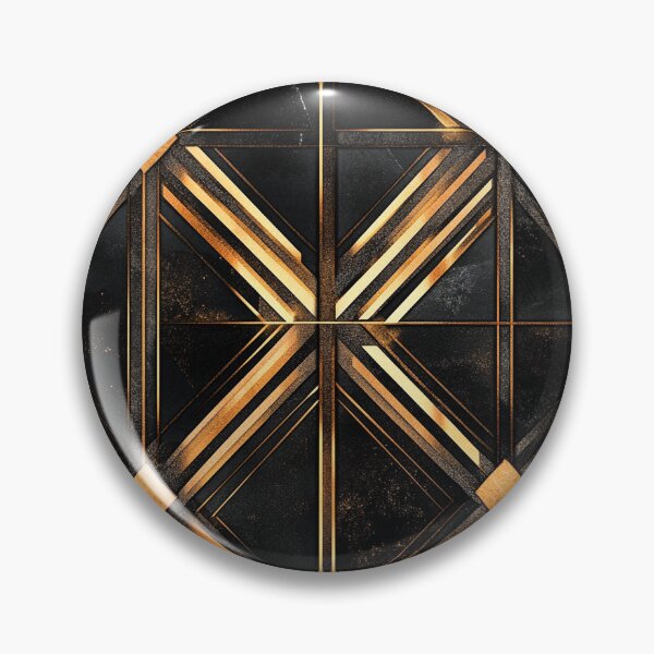 Item preview, Golden Geometry Symmetry Modern Elegance designed and sold by MidArtForge.