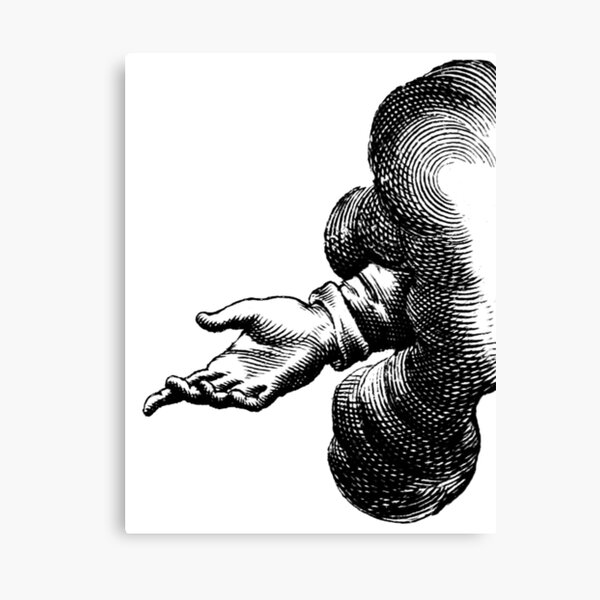Artikel-Vorschau von Hand Gottes, Hand in der Wolke Illustration, designt und verkauft von HawthorneFlame.