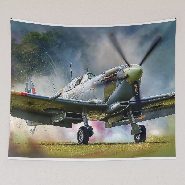 Item preview, Watercolour Splash Spitfire designed and sold by Skyframe Aviation.