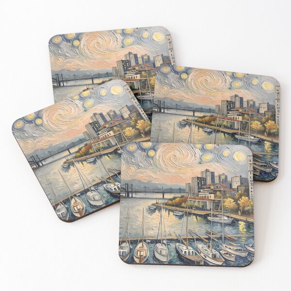 Item preview, Sailboats in the harbor designed and sold by sid1802.