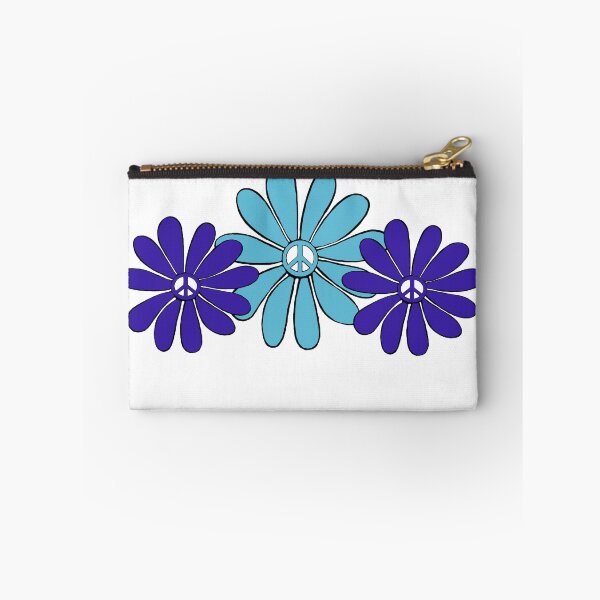Item preview, Hippie Flower Peace Sign Aqua Purple designed and sold by Swigalicious.