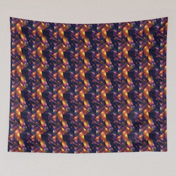 Item preview, Fractal Geometry Vibrant Psychedelic Colors designed and sold by MidArtForge.