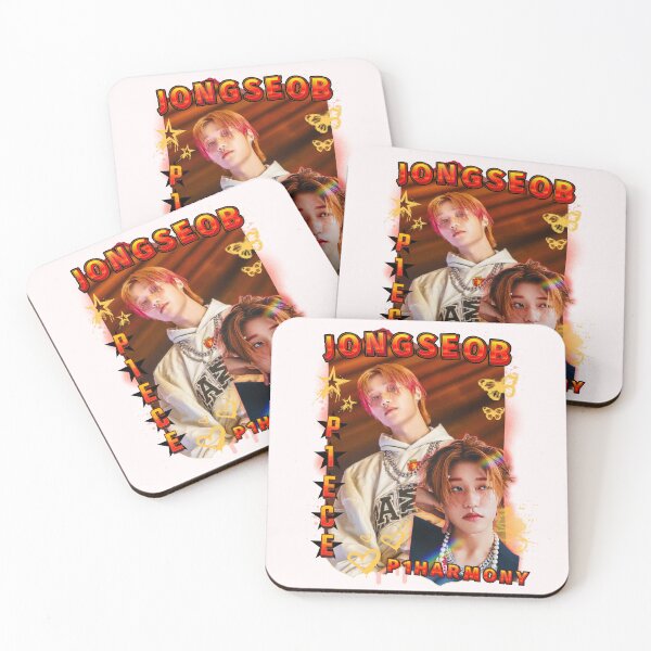 Item preview, P1Harmony Jongseob Red Gravity Scrapbook Design Korean Group KPop Scrapbook Collage  designed and sold by HELL0WBELLO.