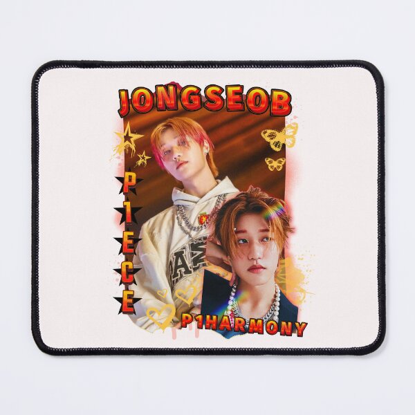 Item preview, P1Harmony Jongseob Red Gravity Scrapbook Design Korean Group KPop Scrapbook Collage designed and sold by HELL0WBELLO.