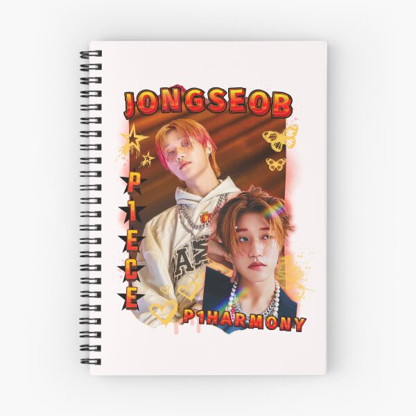 Item preview, P1Harmony Jongseob Red Gravity Scrapbook Design Korean Group KPop Scrapbook Collage  designed and sold by HELL0WBELLO.