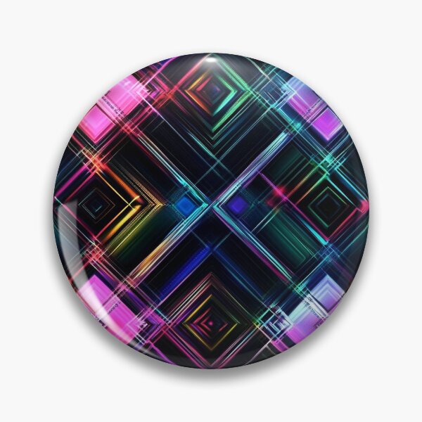 Item preview, Fractal Geometry Vibrant Psychedelic Colors designed and sold by MidArtForge.