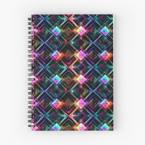 Item preview, Fractal Geometry Vibrant Psychedelic Colors designed and sold by MidArtForge.