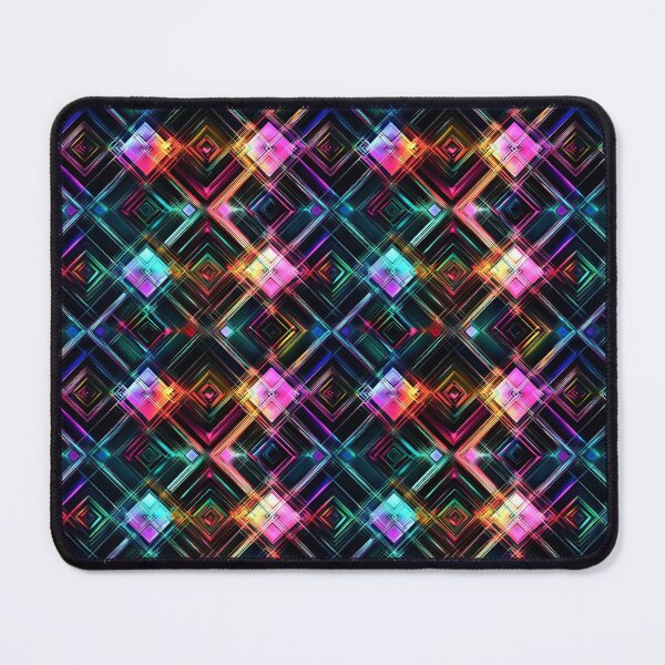 Item preview, Fractal Geometry Vibrant Psychedelic Colors designed and sold by MidArtForge.