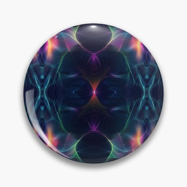 Item preview, Fractal Geometry Vibrant Psychedelic Colors designed and sold by MidArtForge.