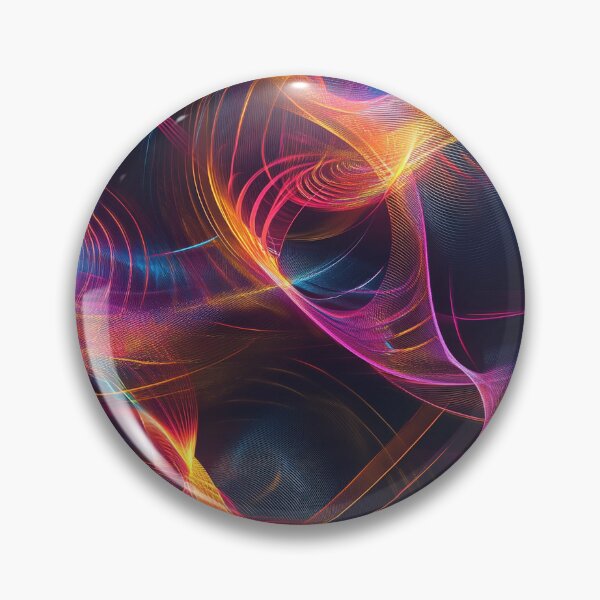 Item preview, Fractal Geometry Vibrant Psychedelic Colors designed and sold by MidArtForge.