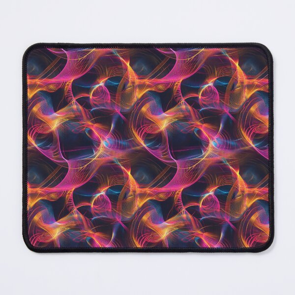 Item preview, Fractal Geometry Vibrant Psychedelic Colors designed and sold by MidArtForge.