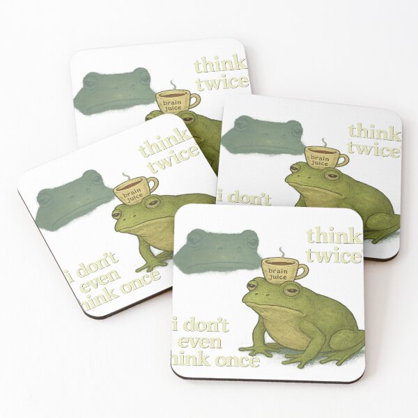 Item preview, Brain Juice Frog with Zero Thoughts designed and sold by QuirkWears.