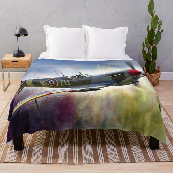 Item preview, Watercolour Splash Spitfire designed and sold by Skyframe Aviation.