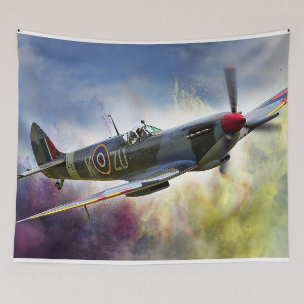 Item preview, Watercolour Splash Spitfire designed and sold by Skyframe Aviation.