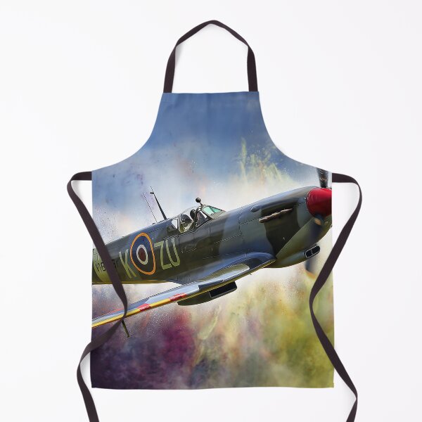 Artikelvorschau, Aquarell-Splash Spitfire entworfen und verkauft von Skyframe Aviation.