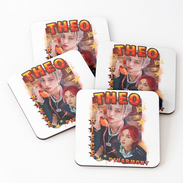 Item preview, P1Harmony Theo Red Gravity Scrapbook Design Korean Group KPop Scrapbook Collage  designed and sold by HELL0WBELLO.