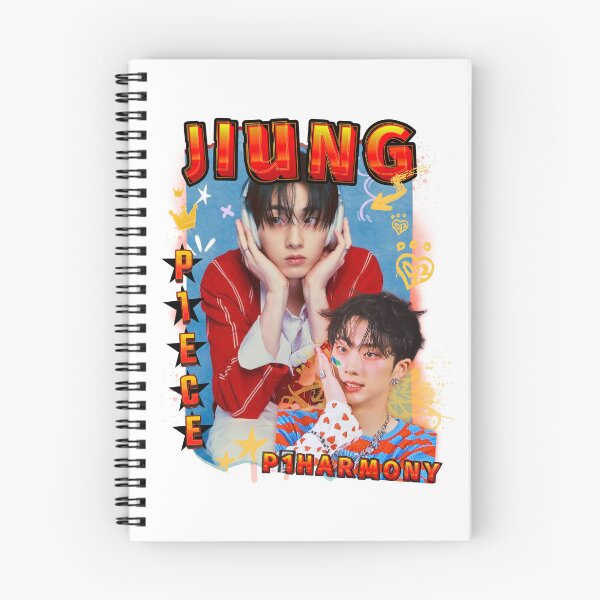 Item preview, P1Harmony Jiung Red Gravity Scrapbook Design Korean Group KPop Scrapbook Collage  designed and sold by HELL0WBELLO.