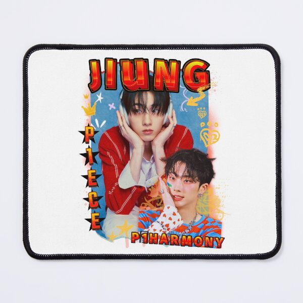 Item preview, P1Harmony Jiung Red Gravity Scrapbook Design Korean Group KPop Scrapbook Collage  designed and sold by HELL0WBELLO.