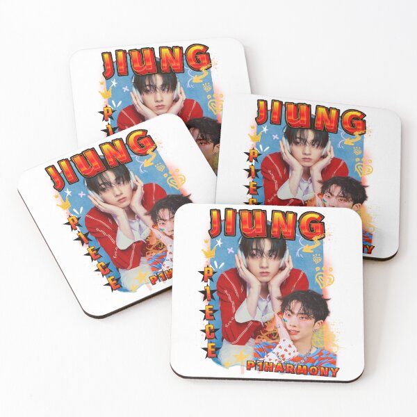 Item preview, P1Harmony Jiung Red Gravity Scrapbook Design Korean Group KPop Scrapbook Collage  designed and sold by HELL0WBELLO.