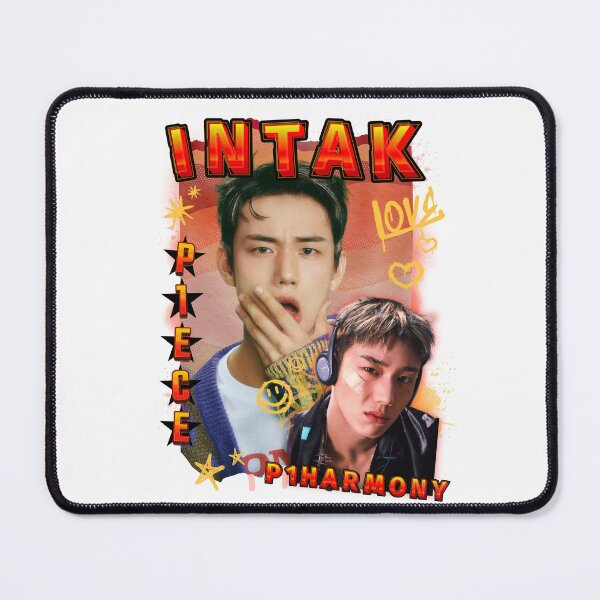Item preview, P1Harmony Intak Red Gravity Scrapbook Design Korean Group KPop Scrapbook Collage  designed and sold by HELL0WBELLO.